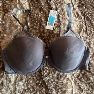 Natori Charcoal Gray Underwire Bra 36C